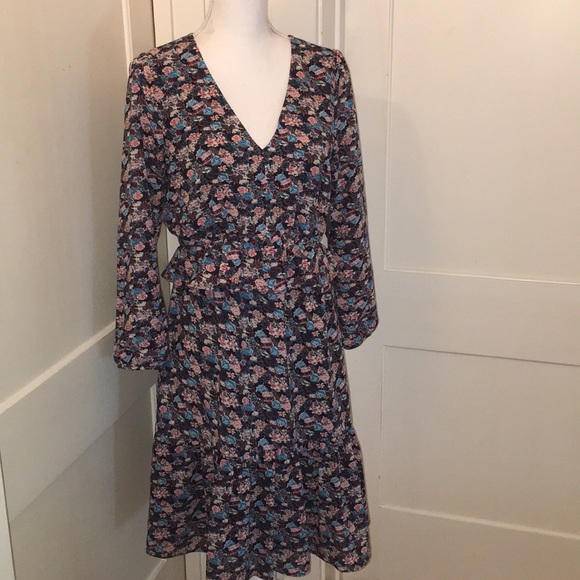 ⭐️NEW⭐️J Crew Floral Dress with Ruffle - Picture 1 of 7